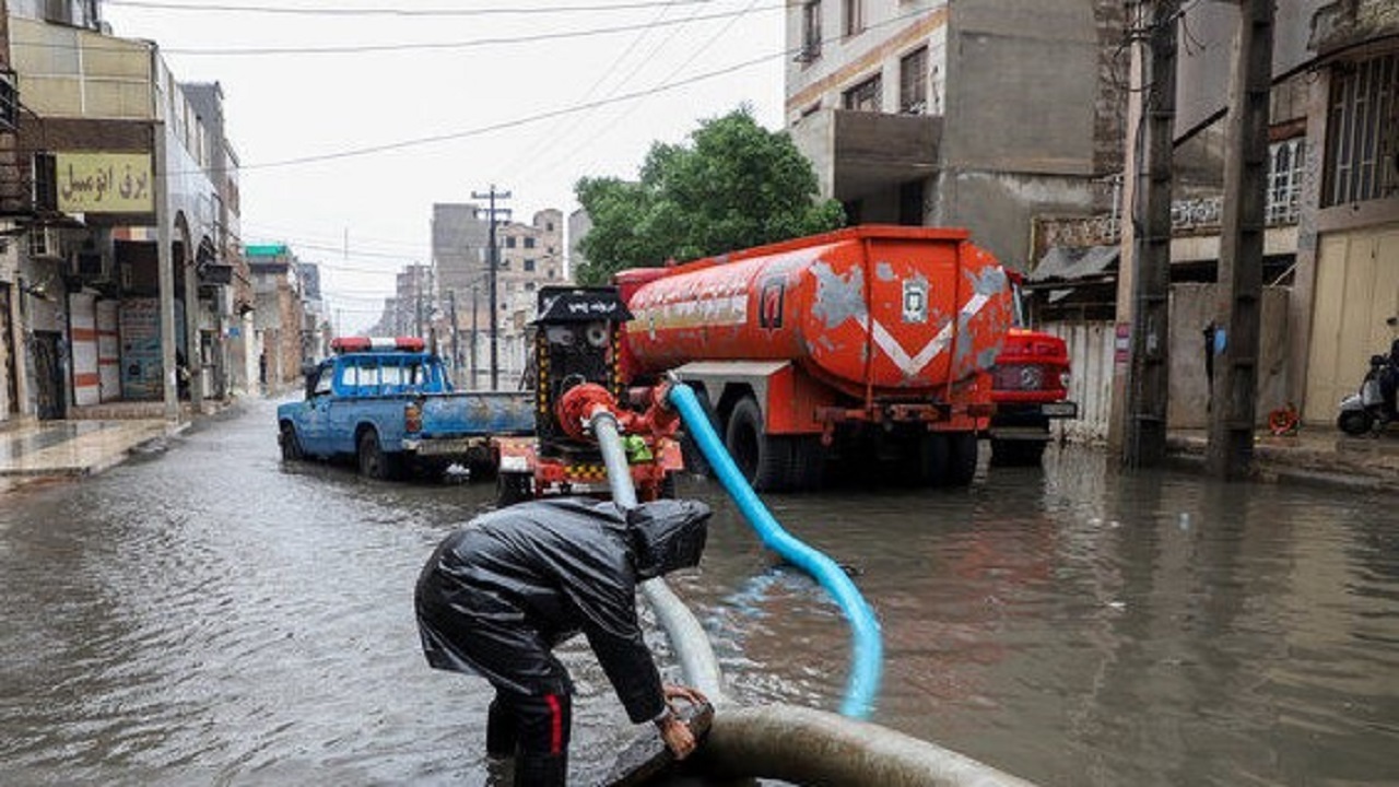 اقدامات پیشگیرانه برای کاهش آبگرفتگی بندر امام