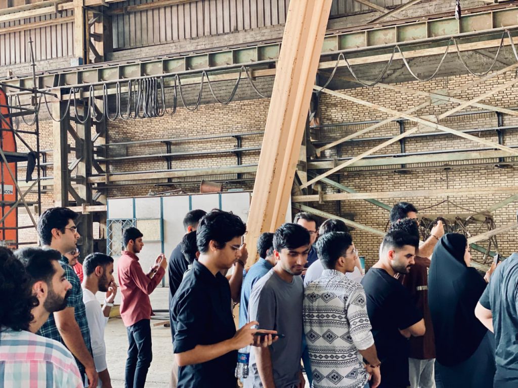 بازدید دانشجویان پردیس دریا و ساحلی دانشگاه صنعتی امیرکبیر از بزرگترین کشتی‌سازی ایران ایزوایکو