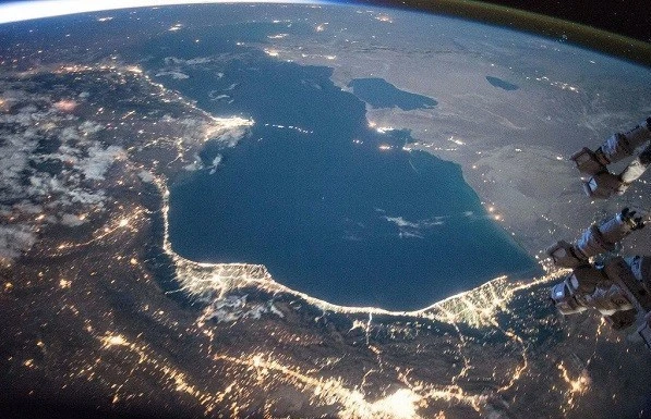 کاهش تراز آب دریای خزر