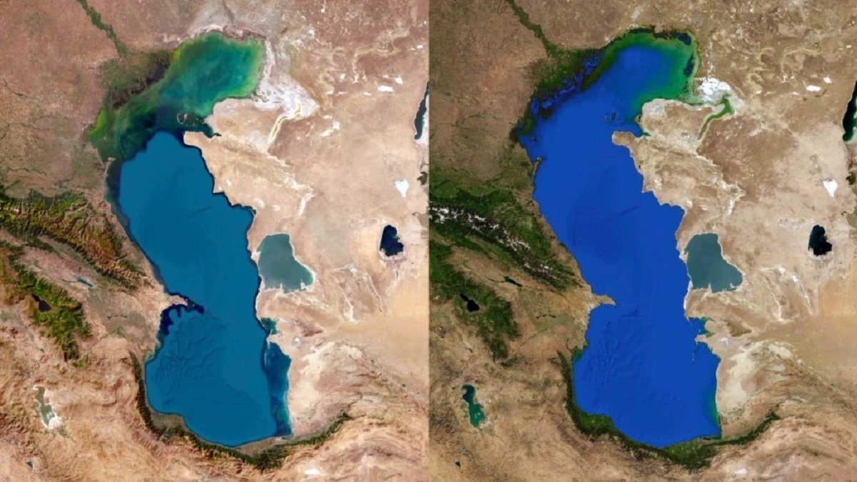 علت کاهش سطح تراز دریای خزر چیست؟