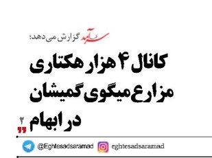 کانال 4 هزار هکتاری مزارع میگوی گمیشان در ابهام