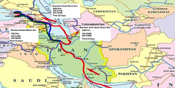 اعلام آمادگی ایران برای توسعه زیر ساخت های کریدور خزر- خلیج فارس