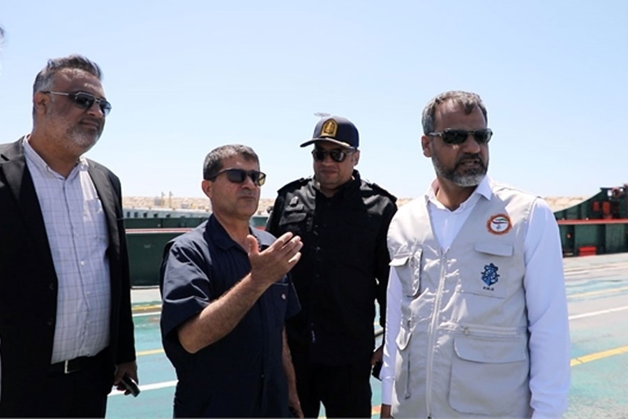 بازدید بازرس سازمان بنادر و دریانوردی از بنادر مسافری چارک و آفتاب