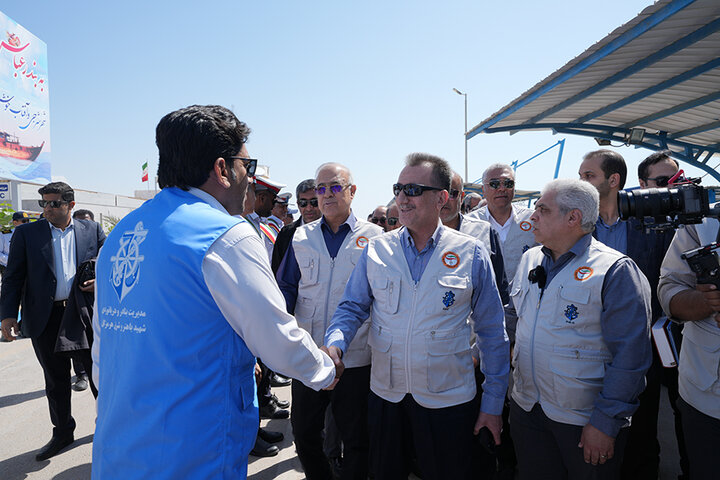 بازدید مدیرعامل سازمان بنادر از بزرگترین بندر مسافری کشور در بندرعباس