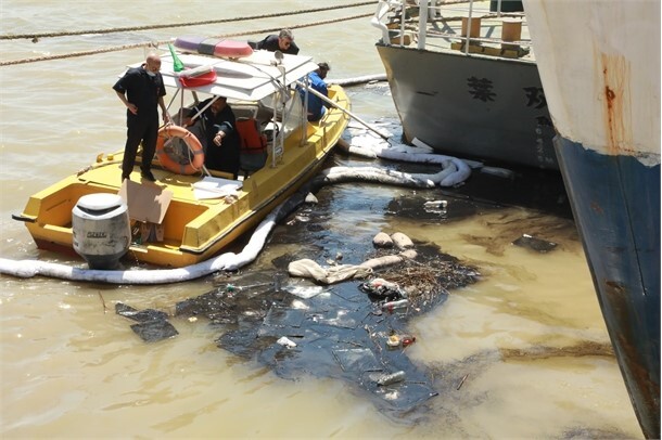 آلودگی ایجاد شده در اروند رود پاکسازی شد