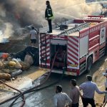 آتش‌سوزی ۴ فروند لنج در حوضچه بندر سیریک