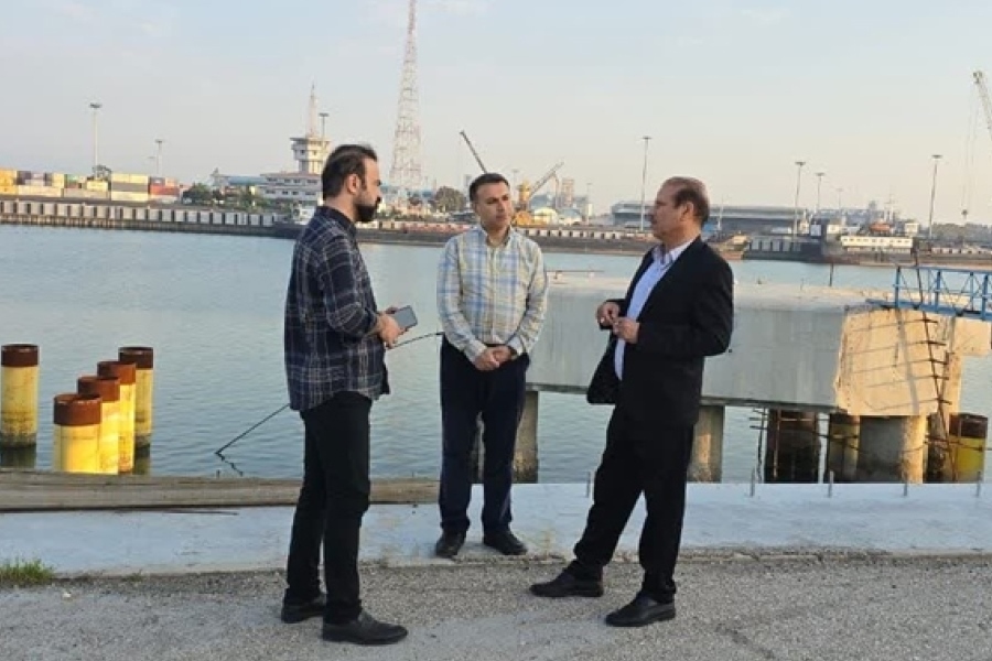مدیرکل سازمان بنادر: وضعیت پروژه‌های بندر امیرآباد 