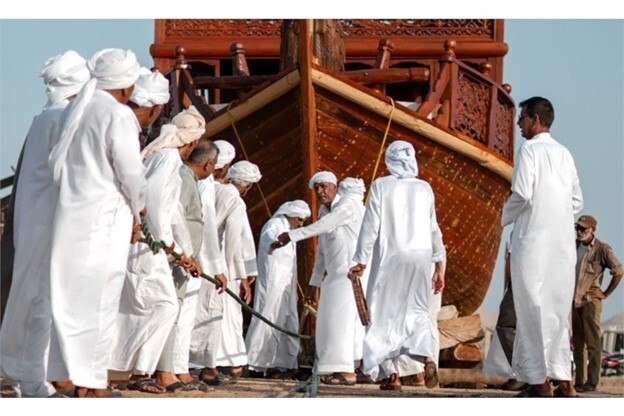 یک فروند شناور چوبی وارد ناوگان گردشگری شد