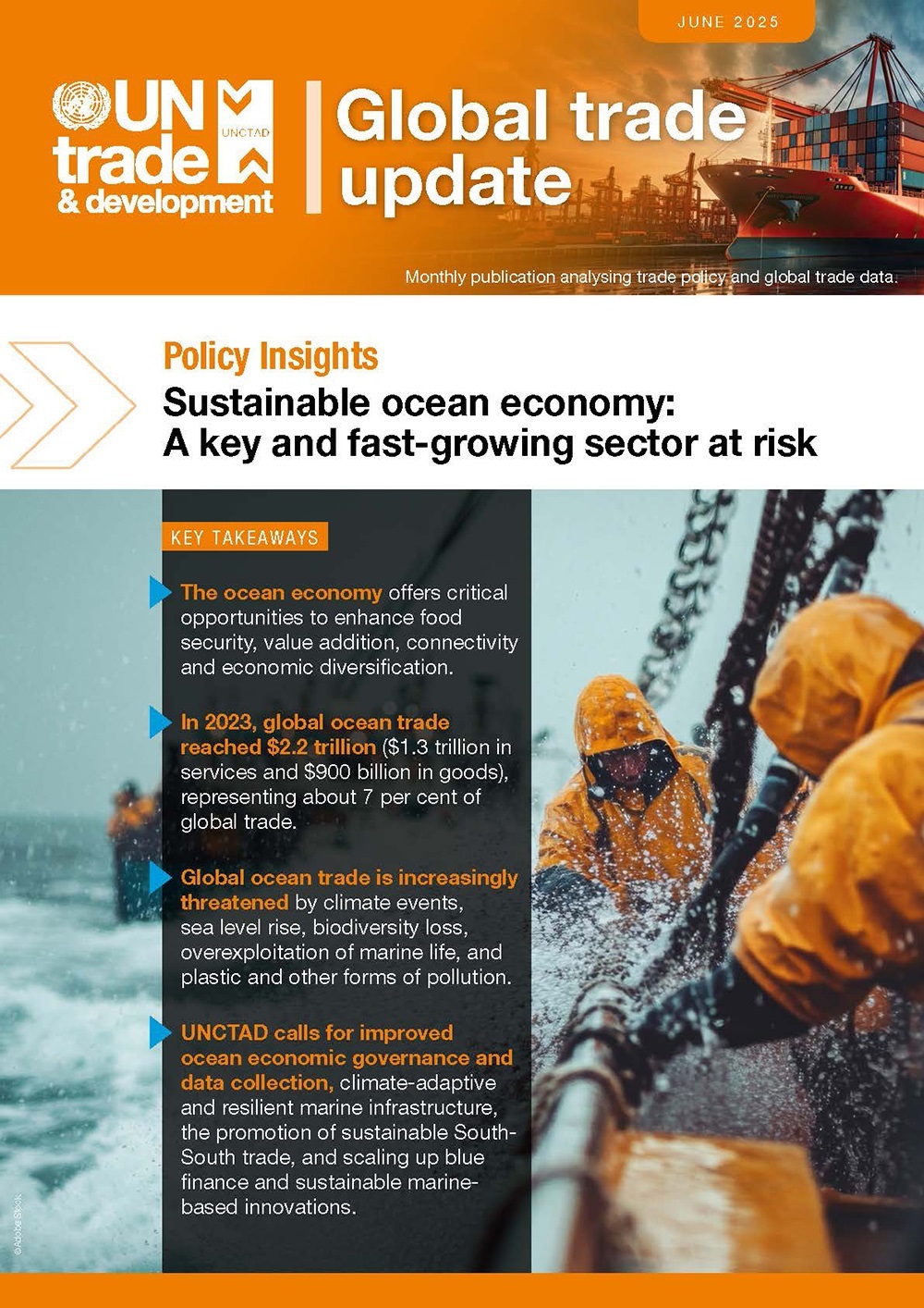 گزارش UNCTAD از اقتصاد دریایی ۲۰۲۵؛ تأکید بر اجرای معاهده آبی گزارش UNCTAD از اقتصاد دریایی ۲۰۲۵؛ تأکید بر اجرای معاهده آبی