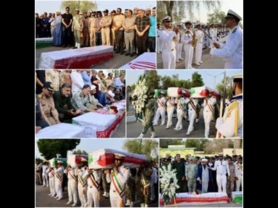 شهادت سه تن از سربازان نیروی دریایی ارتش در بندرعباس