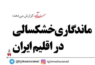 ماندگاری خشکسالی در اقلیم ایران