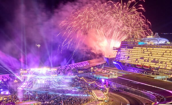 مراسم نام‌گذاری نخستین کشتی کروز «ماین شیف ریلکس» متعلق به شرکت TUI Cruises