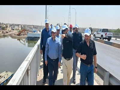 بازدید مدیرعامل راه‌آهن از خط آهن شلمچه- بصره