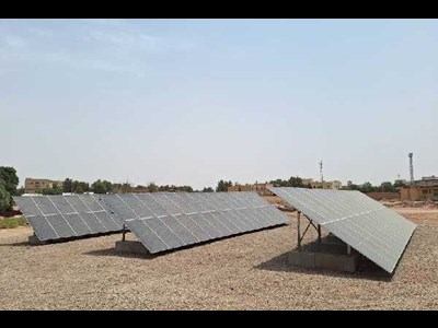 بهره‌برداری از نیروگاه خورشیدی ۵۰ کیلوواتی در ایستگاه راه آهن یزد