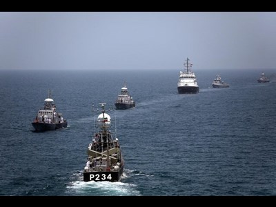 رزمایش مرکب امداد و نجات ۲۰۲۵ دریای خزر پایان یافت