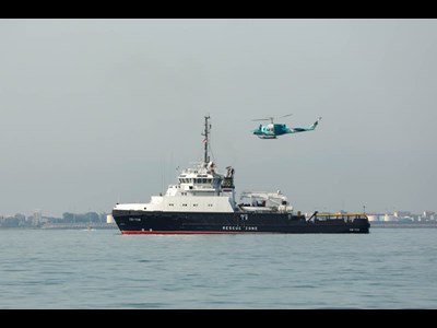 شناور نیروی دریایی فدراتیو روسیه وارد منطقه عمومی رزمایش خزر شد