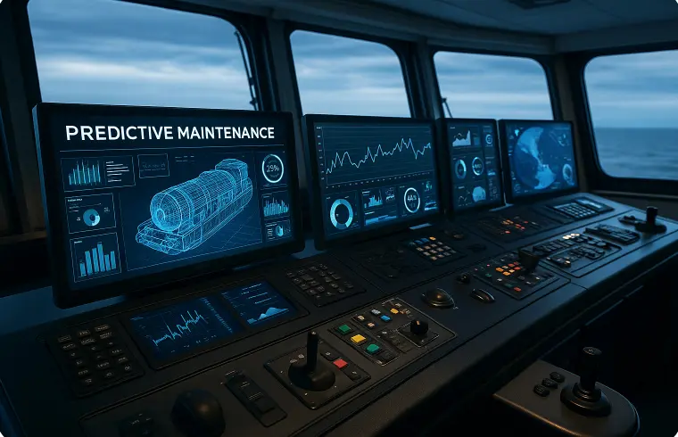 هوش مصنوعی در نگهداری پیش‌بینانه کشتی‌ها | انقلاب در تعمیرات دریایی با الگوریتم‌های هوشمند