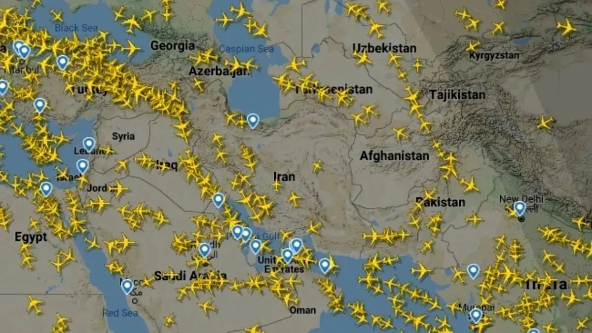 کاهش سهم پروازهای عبوری از آسمان ایران/ بازگشت به سطح پیش از بحران چند سال زمان می برد؟