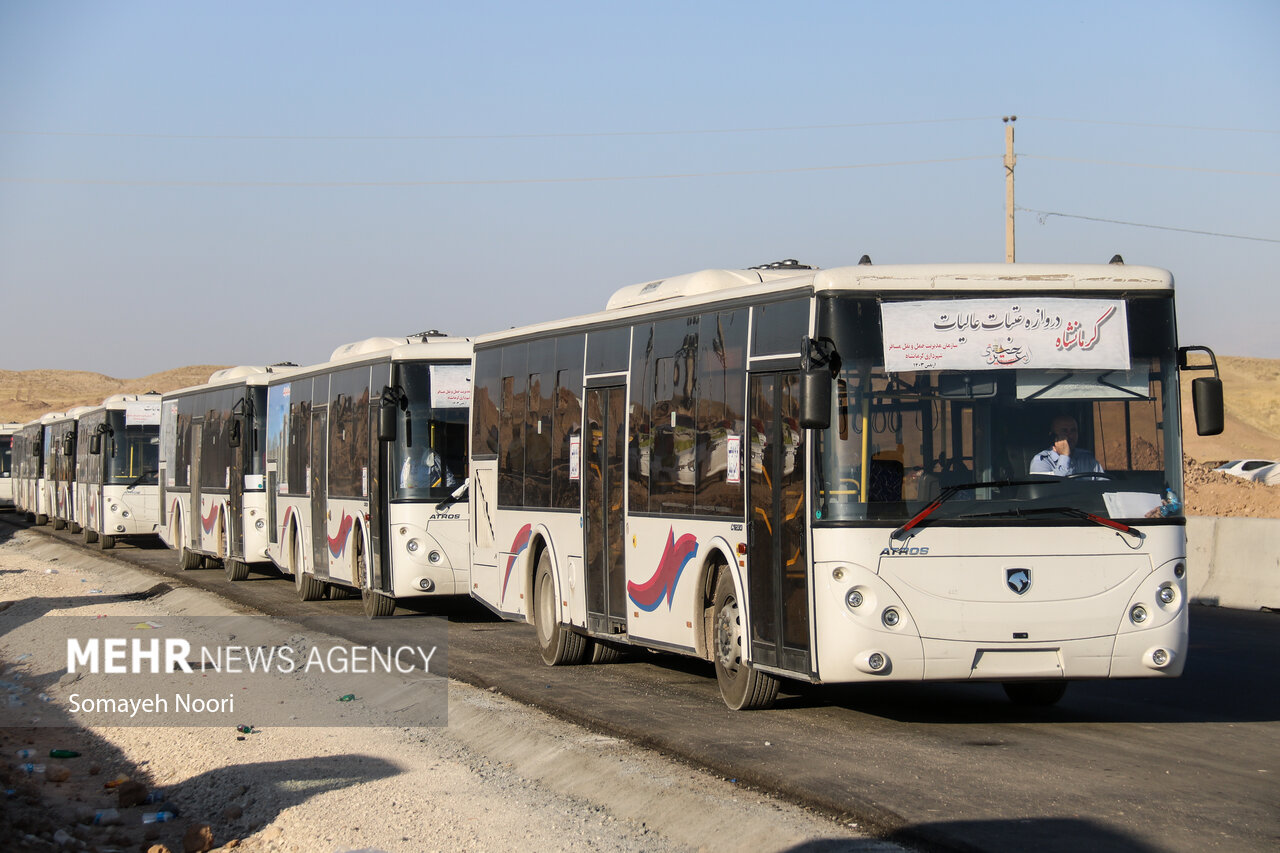 سهم ناوگان‌های حمل و نقل عمومی در جابه جایی زوار اربعین ۱۴۰۴