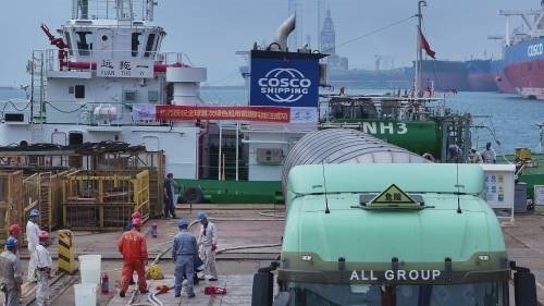 راه‌اندازی نخستین مرکز تولید و بانکرینگ آمونیاک سبز جهان در دالیان چین