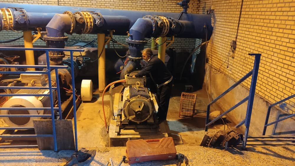 تضمین پایداری آب در شاهراه اقتصادی جنوب؛ پمپ حیاتی بندر امام به مدار بازگشت