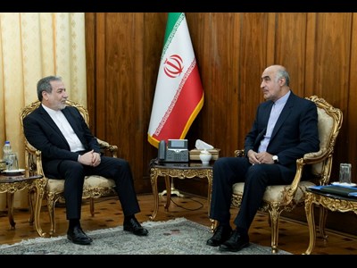 دیدار سرکنسول جدید جمهوری اسلامی ایران در آستاراخان با وزیر امور خارجه