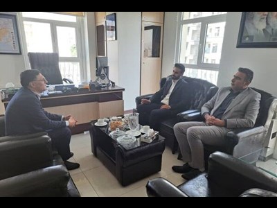 نشست سرپرست اداره کل راه و شهرسازی چهارمحال و بختیاری با معاون ساخت و توسعه راه‌آهن کشور درباره پروژه راه‌آهن شهرکرد–مبارکه–سفیددشت