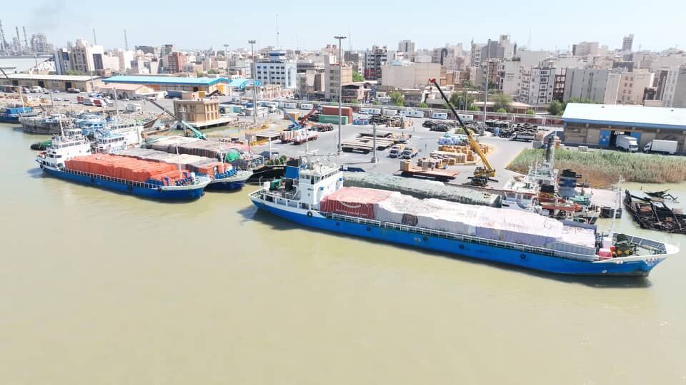 رشد ۴۱ درصدی تخلیه و بارگیری در بنادر سه‌گانه آبادان