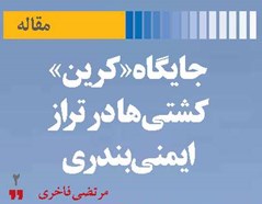 جایگاه «کرین» کشتی‌ها در تراز ایمنی بندری