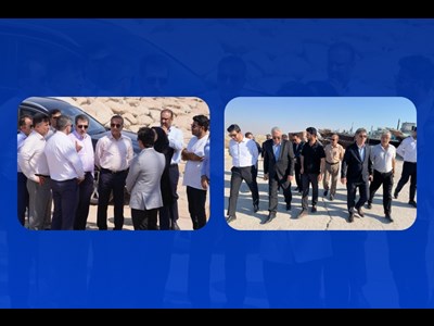 بازدید معاونین سازمان بنادر و دریانوردی از پروژه‌های بنادر شمالی و‌جنوبی استان بوشهر