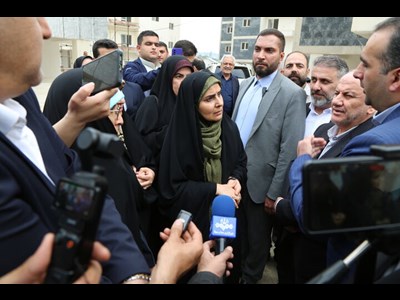 بازدید وزیر راه و شهرسازی از پروژه ۵۵۰ واحدی نهضت ملی مسکن سورک در استان مازندران