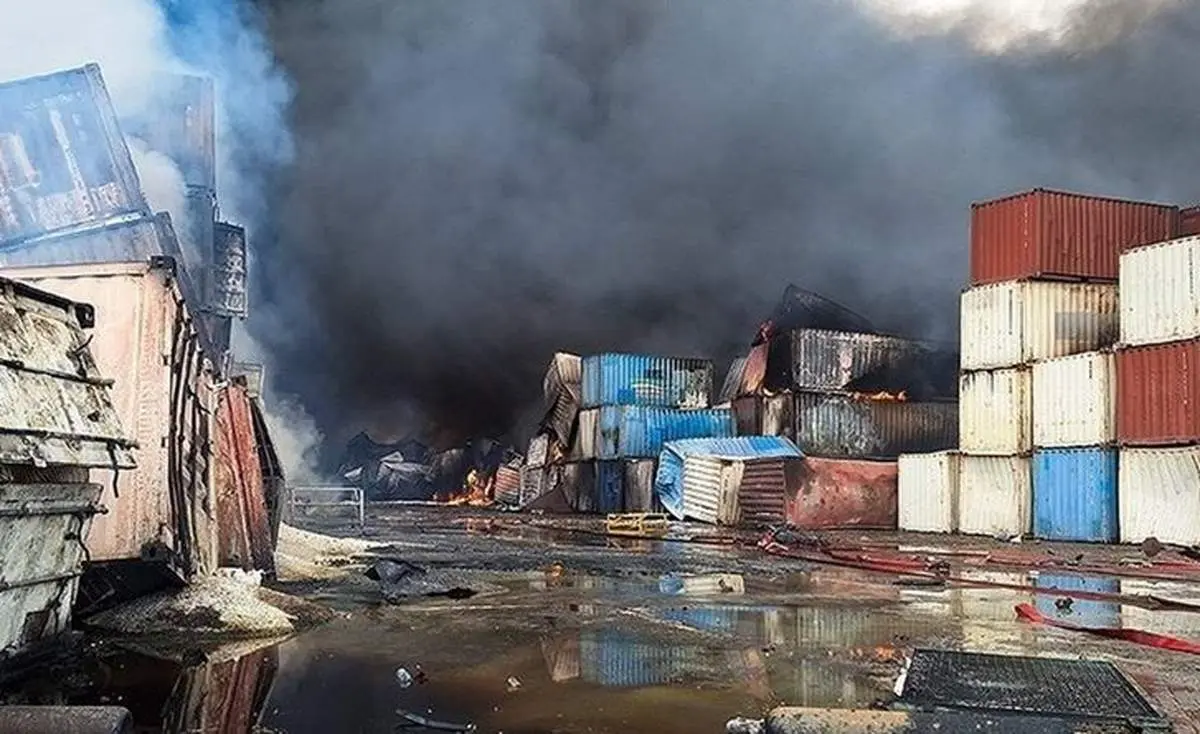 حمایت بانک مرکزی از زیان دیدگان آتش سوزی بندر شهید رجایی، تعهدات ارزی تا پایان سال تعلیق شد