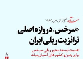 «سرخس» دروازه اصلی ترانزیت ریلی ایران