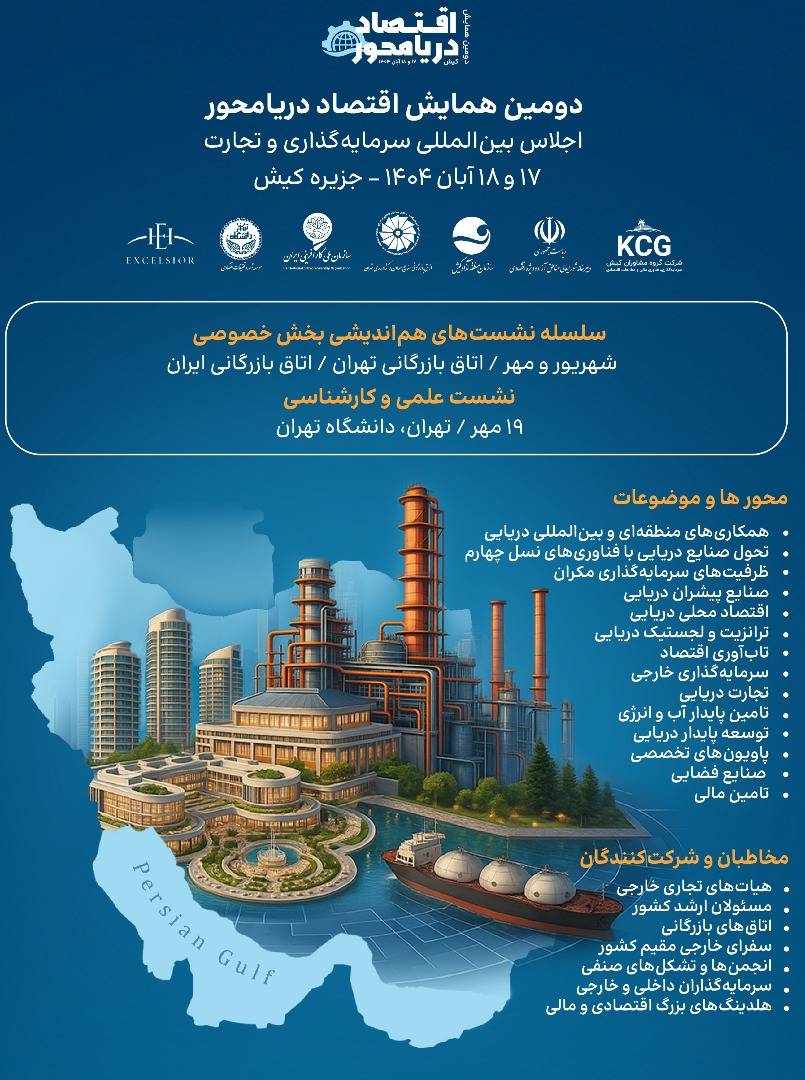 پوستر دومین همایش اقتصاد دریامحور