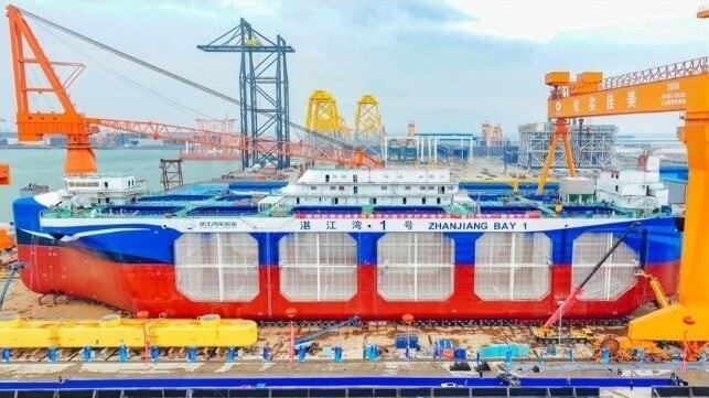 ساخت اولین کشتی آبزی‌پروری اقیانوس‌پیما توسط چین