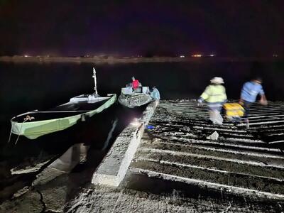 عمليات دريايي يگان حفاظت شيلات هرمزگان عليه صيد غيرمجاز شب‌چراغي در آب‌هاي لارك