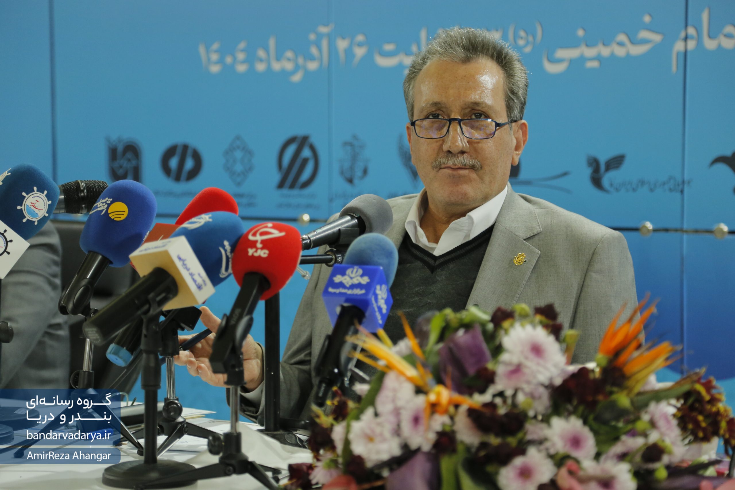 گزارش تصویری از نشست خبری و بازدید مدیرعامل سازمان بنادر و دریانوردی از نمایشگاه بین‌المللی حمل و نقل و لجستیک