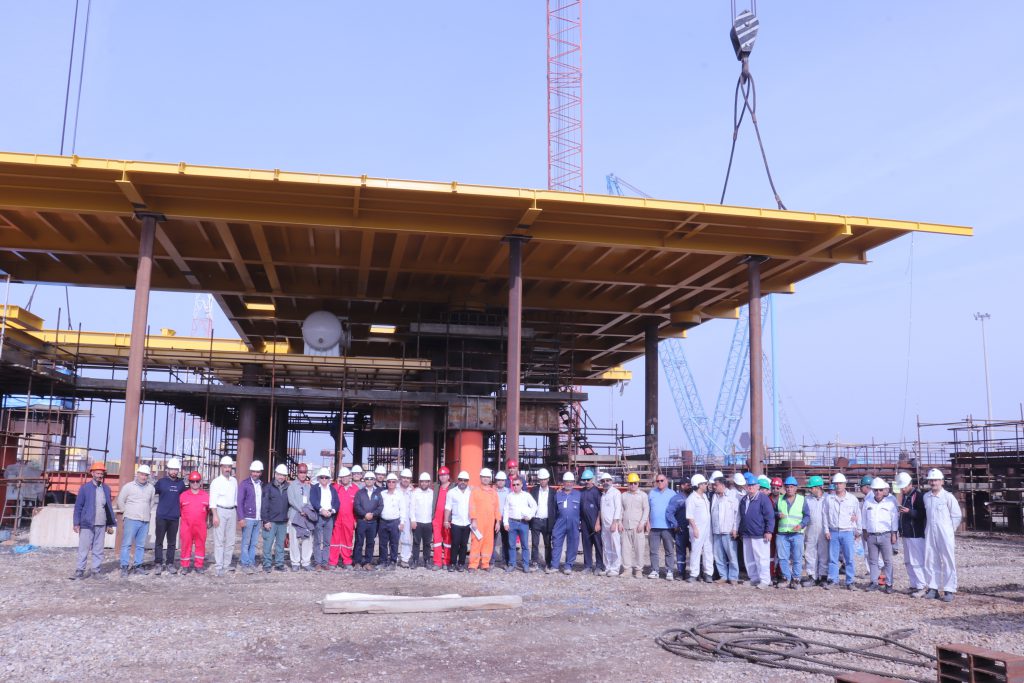 پایان موفقیت‌آمیز عملیات نصب عرشه و متعلقات پروژه «بلال» در یارد خرمشهر